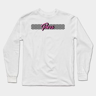 Race Flag Design 2 - Sergio Pérez Long Sleeve T-Shirt